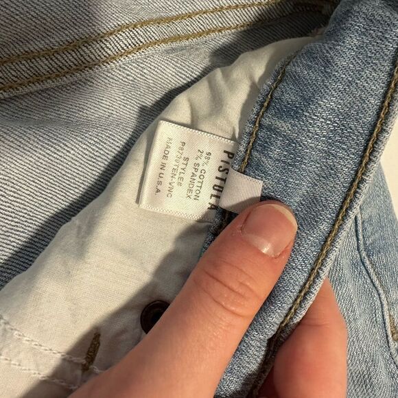 NWOT Pistola Audrey Mid Rise Light Wash Skinny Jeans in Vince Size 26 - Picture 14 of 15